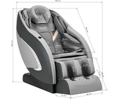 Activeshop Masažinis krėslas Sakura 305 Pilkas