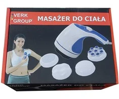 Masažuoklis su 4 keičiamosiomis galvutėmis