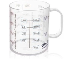 Virtuvinės svarstyklės Orion Matuoklis Stiklinė 250 ml - Patvari Matuoklis