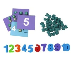 Lean Toys Matematinis Žaidimas Dinozauras su Svarstyklėmis