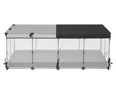 Songmics Mažų gyvūnų aptvaras 144x74x57 cm