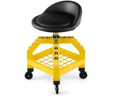 Mechaniko kėdutė juoda/geltona/raudona