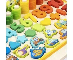 Kruzzel Medinė dėlionė - rūšiuotojas 6in1