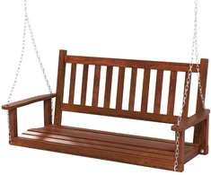 Medinė supynė ruda/balta