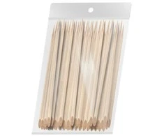 Activeshop Medinės lazdelės manikiūrui Ocho Nails 15 cm, 100 vnt
