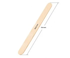Activeshop Medinės mentelės, 114x10x2mm, 100 vnt.