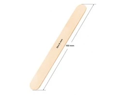 Activeshop Medinės mentelės, 150x18x1.8mm, 150 vnt.
