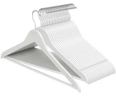 Songmics Mediniės drabužių pakabos 42,9x21 cm, 30 vnt.