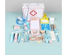 Lean Toys Medinis gydytojo rinkinys - 43 dalys