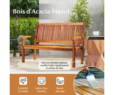 Medinis suoliukas 126 x 63 x 91 cm