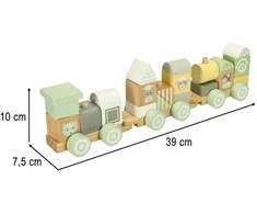 Lulilo Train medinis traukinys pastelė