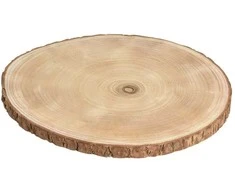 Natūralus medžio kamienas 35 cm - dekoratyvinių kompozicijų pagrindas