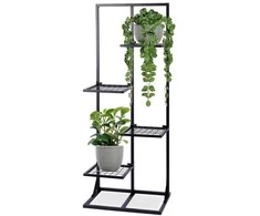 Orion Metalinis gėlių stovas 4 lygių 102 cm juodas