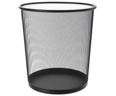 Orion Šiukšlių dėžė 6L metalinė juoda 26x28 cm