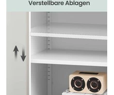 Songmics Metalinė spinta 40,2 × 60,1 × 180 cm