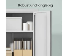 Songmics Metalinė spinta 40,2 × 60,1 × 180 cm