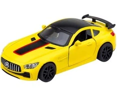 Lean Toys Metalinė sportinė mašina 1:32 geltona