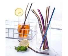 8x metal pipe glasses multiple eko cleaners