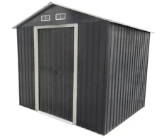 Metalinis sandėliukas 4,6 m², antracito, 237 × 195 × 208/172 cm