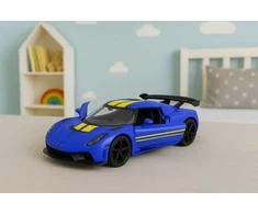 Lean Toys Metalinis sportinis automobilis 1:32 su atidaromomis durimis