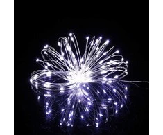 Springos Mikrolempų girlianda 50 LED šalta balta 4,9 m