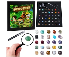 Lean Toys Mineralų rinkinys 43 vnt.