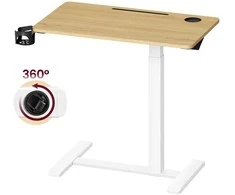 TV staliukas Songmics Mobilus šoninis staliukas 80 x 45 x (65–102) cm