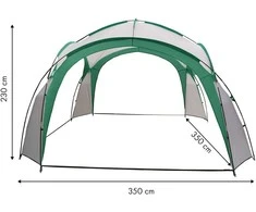 MultiGarden Lengvas sodo paviljonas 350x350 cm
