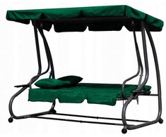 Modernhome Žalios sodo sūpynės-sofa, 200 x 120 x 164 cm