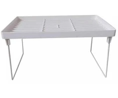 Organiser modular shelf drainer stand stand