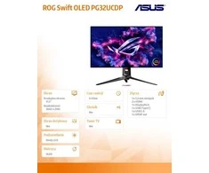 Monitorius žaidimams ASUS ROG Swift OLED PG32UCDP 32", 4K 240 Hz