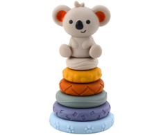 Lean Toys Montessori sensorinis bokštas su kaladėlėmis 13 vnt.
