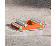 HOMCOM motociklo ratų remonto stovas, ratų sukimo įrankis, oranžinis, iki 180 mm pločio padangoms