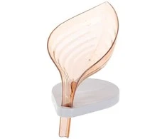 Soap leaf bath soap dish drain
