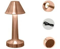 Pakabinamas šviestuvas Naktinis šviestuvas su 3 lygių apšvietimu, 23,5 cm, varinis