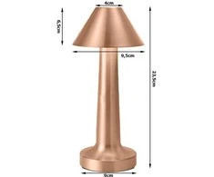 Pakabinamas šviestuvas Naktinis šviestuvas su 3 lygių apšvietimu, 23,5 cm, varinis