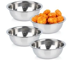 Mondex Metaliniai indai rinkinys 4 vnt. 11 cm, 270 ml