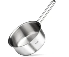 Nerūdijančio plieno puodas, sidabrinis, Ø 16 cm, 1,2 l