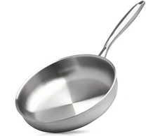 Nerūdijančiojo plieno keptuvė, sidabrinė, Ø 26 cm