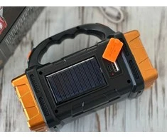 Nešiojama saulės lempa su LED ir powerbank funkcija HB-2678