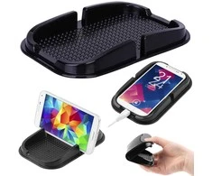 Sticky non-slip mat for phones