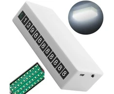 Numerio laikiklis su LED apšvietimu
