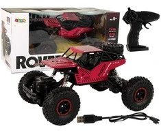 Nuotoliniu būdu valdomas automobilis Lean Toys Big Wheels 1:16, raudonas