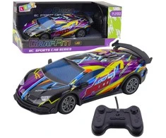 Lean Toys Nuotoliniu būdu valdomas automobilis su LED apšvietimu, 1:22 mastelis