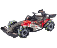 Lean Toys Nuotoliniu būdu valdomas lenktyninis automobilis F-Purškiklis 1:10 su garo efektu ir LED apšvietimu