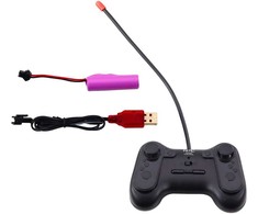 Lean Toys Nuotoliniu būdu valdomas policijos automobilis su LED apšvietimu 1:22