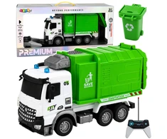 Lean Toys Nuotoliniu būdu valdomas šiukšliavežis 1:14, 2,4 GHz, 30 × 16,5 × 10,5 cm