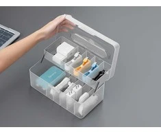 Organizatorius su skyreliais 24x13x10 cm plastikinis