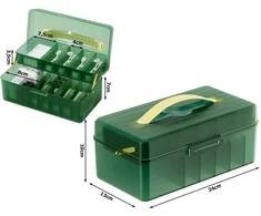 Organizatorius su skyreliais 24x13x10 cm plastikinis