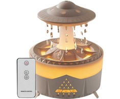 Oro drėkintuvas su aromaterapija ir LED apšvietimu, 350 ml, baltas